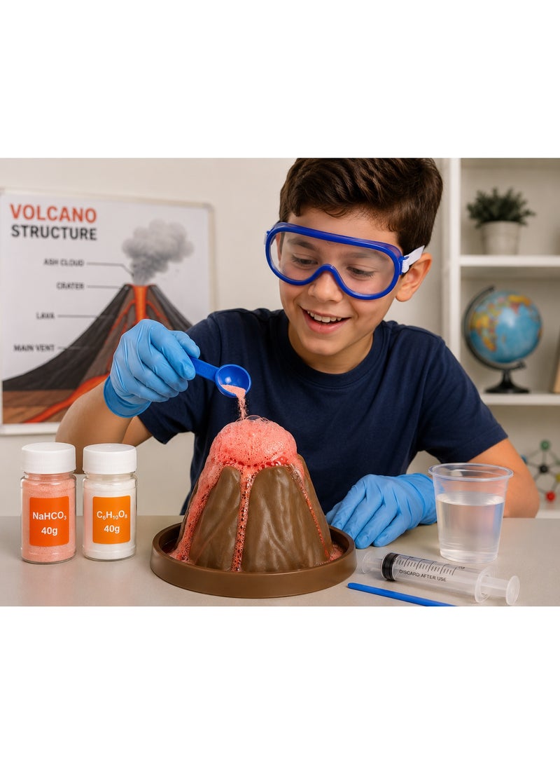 Kids Volcano Eruption Experiment Set, Educational STEM Science Toy For Hands-On Learning And Scientific Exploration, Ages 10+ - Image 1