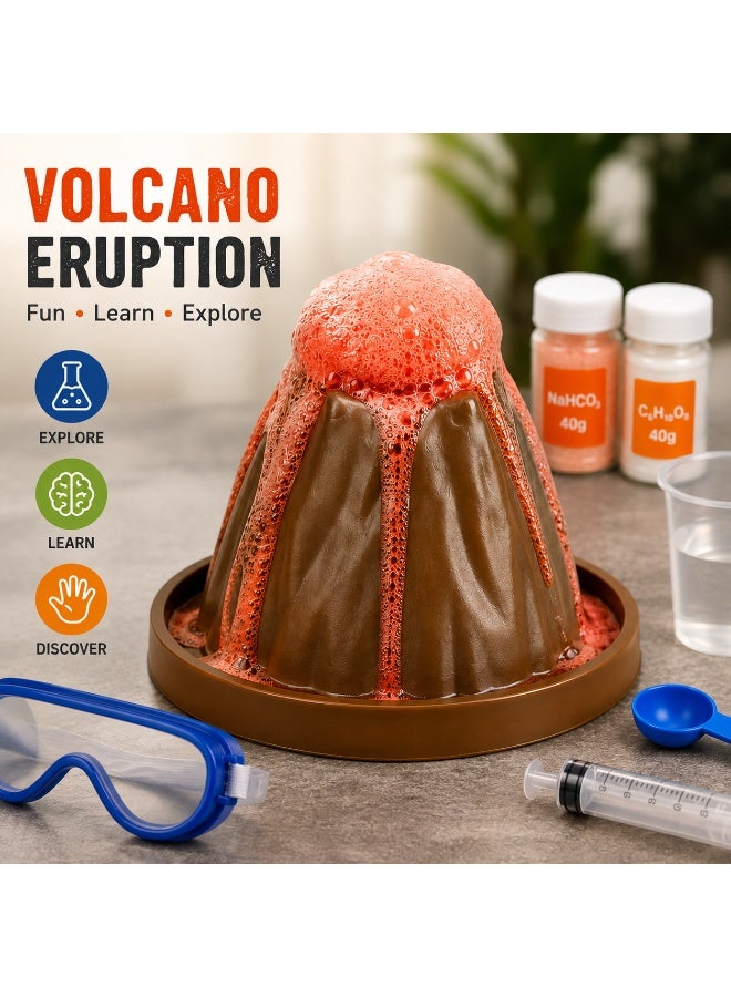 Kids Volcano Eruption Experiment Set, Educational STEM Science Toy For Hands-On Learning And Scientific Exploration, Ages 10+ - Image 2