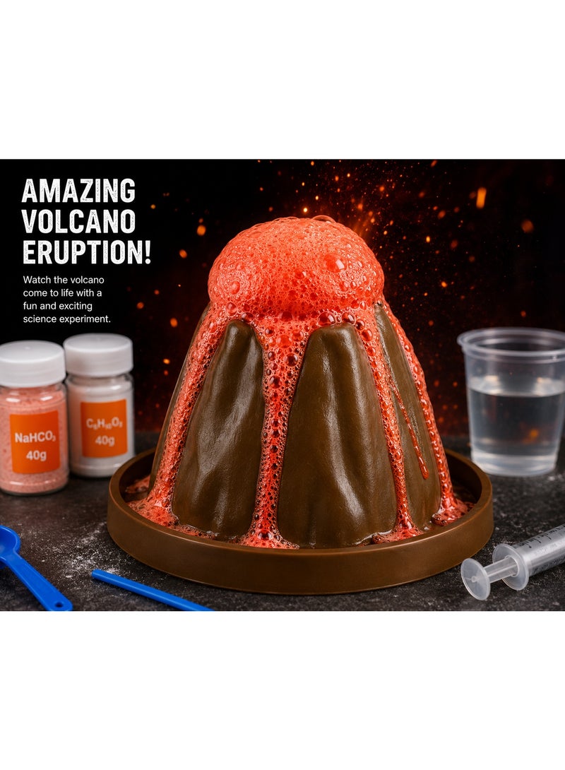 Kids Volcano Eruption Experiment Set, Educational STEM Science Toy For Hands-On Learning And Scientific Exploration, Ages 10+ - Image 4