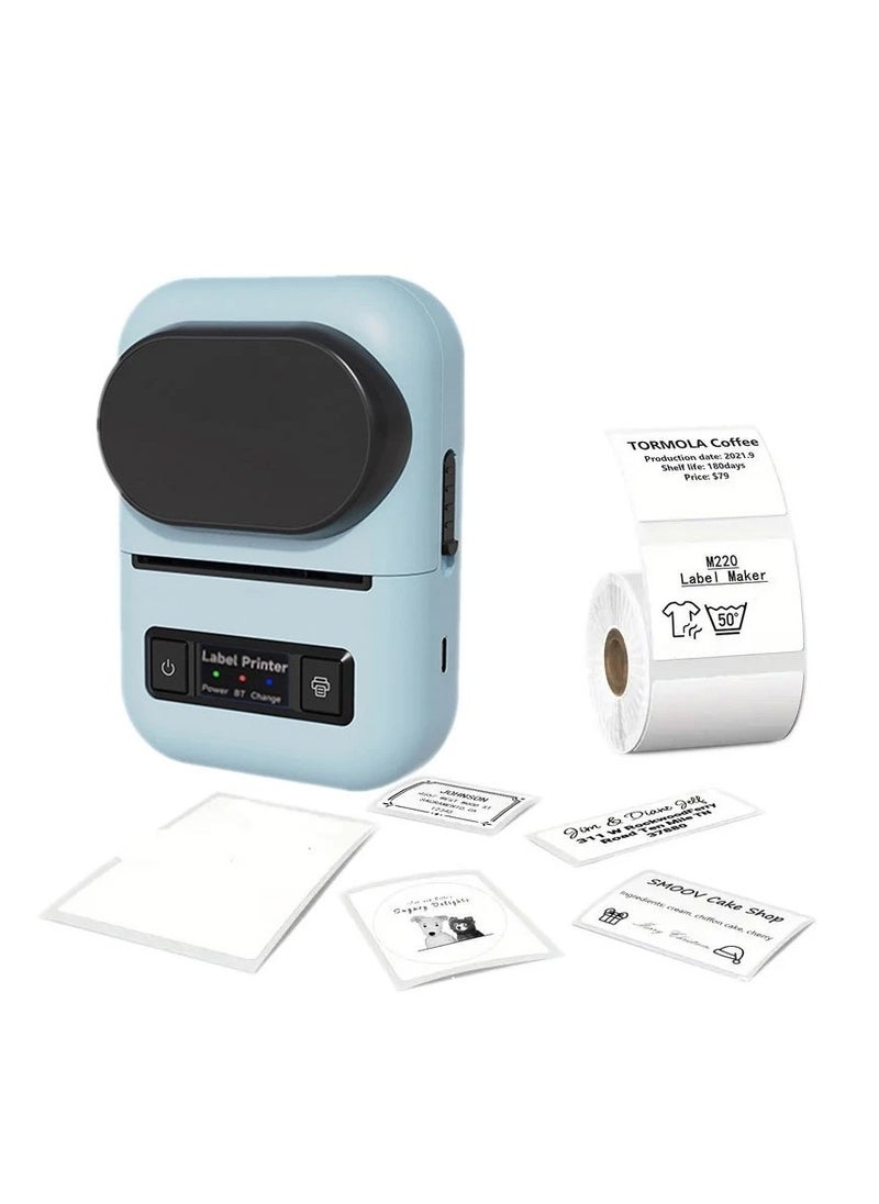 Generic Label printer Handheld mini portable self-adhesive sticker home Bluetooth version barcode label maker  - Image 1
