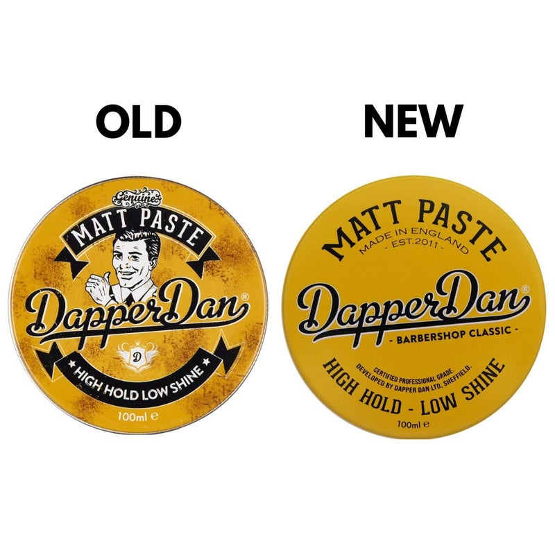 Dapper Dan Matt Paste, High Hold Low Shine Hair Paste for Men, Versatile Hair Product with Flexible Hold for All Styles, Vintage Cologne Fragrance, 2 x 3.38 fl oz - Image 2