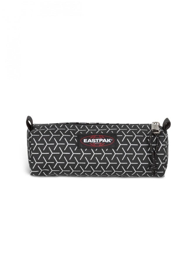 EASTPAK Benchmark Single Small Pencil Case - Refleks Metal Black  - Image 1