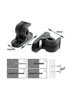 Excefore EV Charger Control Box Holder, Flexible Layout & Universal, Chassis Bracket Clamp for Portable Electric Car Charger, 2Pcs Cable Clips for SAE J1772 And Tesla Mobile Connectors  - Image 5