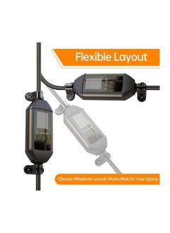 Excefore EV Charger Control Box Holder, Flexible Layout & Universal, Chassis Bracket Clamp for Portable Electric Car Charger, 2Pcs Cable Clips for SAE J1772 And Tesla Mobile Connectors  - Image 4