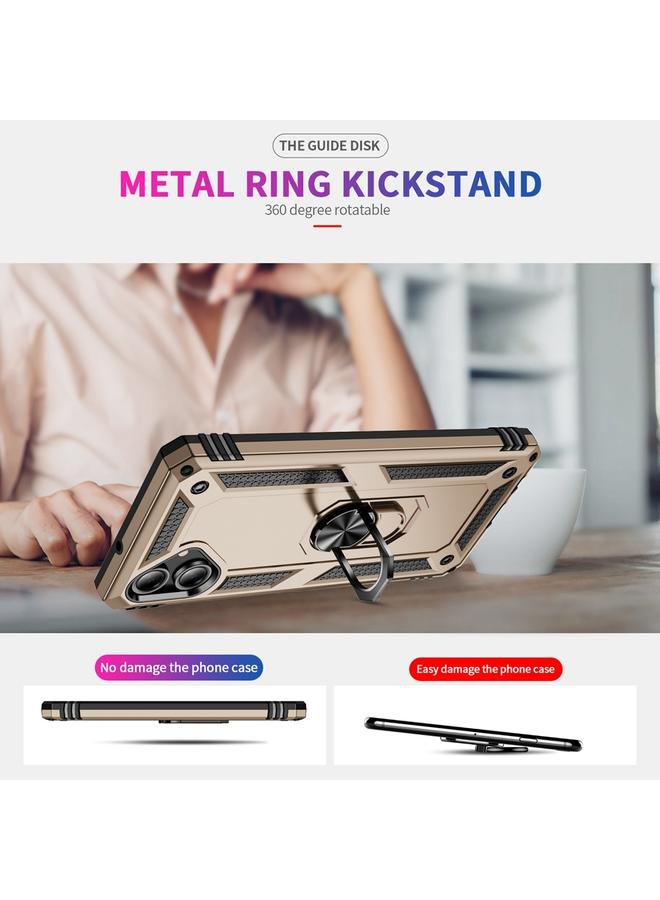 اس-توب جراب لهاتف Samsung Galaxy A06 4G مقاوم للصدمات مصنوع من مادة TPU + PC مع حامل - Image 4