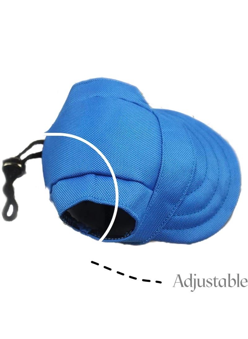 SYOSI Baseball Cap For Dogs 3 Pieces Ear Holes for Sun Protection Breathable Outdoor Pet Visor Bonnet Outfit Puppy Adjustable Drawstring Dog Sport Hat Small Medium Large  - Image 5