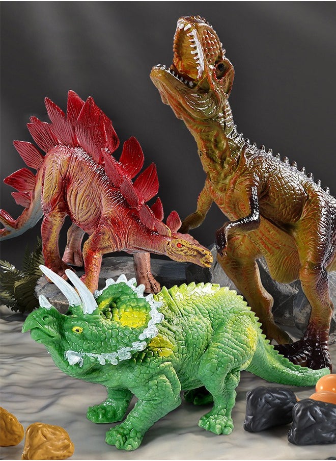 GROIC 44PCS Dinosaur Toys Figures with Storage Box, Jurassic Dinosaur Toys，Realistic Action Educational Dinosaur Figures for Kids Boys Girls  - Image 2