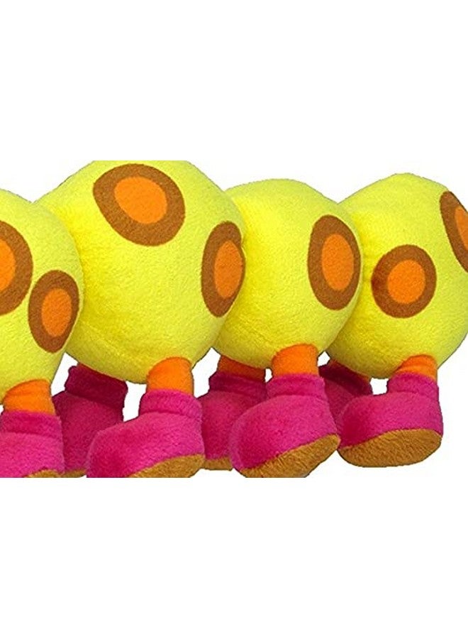 Nintendo "Little Buddy Super Mario Bros. All Star Collection Stuffed Plush 1593 Wiggler/Hanacha Toy, 13""", multi-colored - Image 3