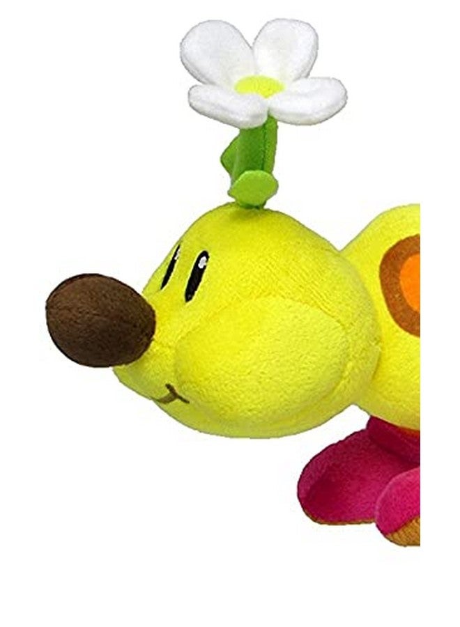 Nintendo "Little Buddy Super Mario Bros. All Star Collection Stuffed Plush 1593 Wiggler/Hanacha Toy, 13""", multi-colored - Image 2