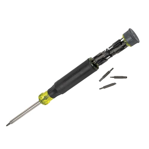 Klein Tools مفك دقيق من كلاين تولز 32328، مفك متعدد الرؤوس 27 في 1، رؤوس لإصلاح منتجات آبل، مغناطيس نادر الأرض، إصلاح إلكتروني - Image 1
