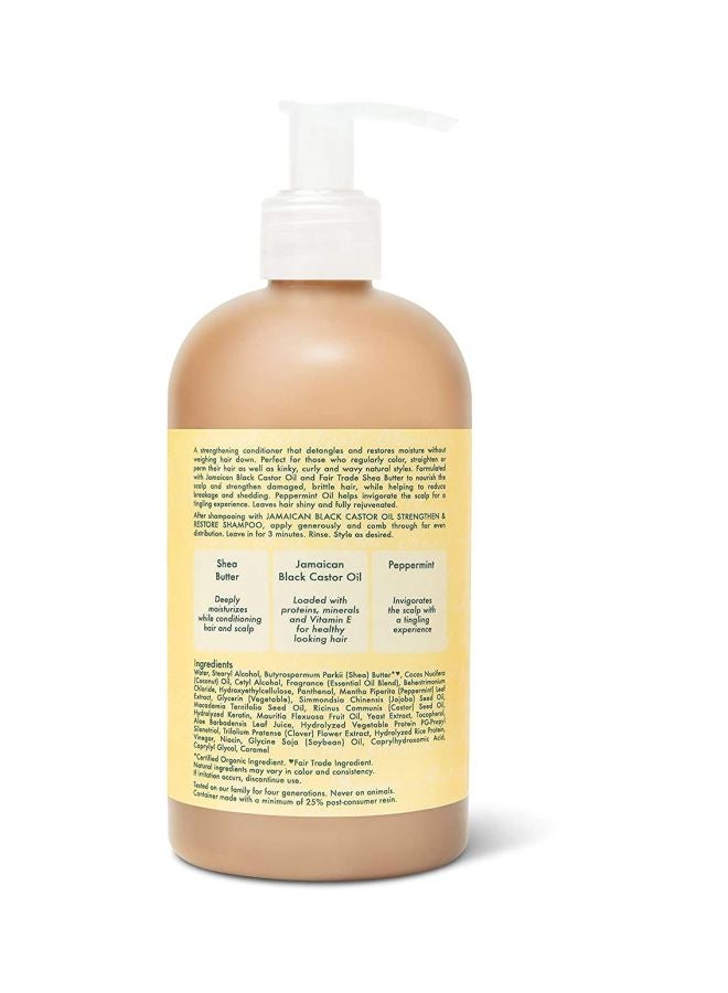 SheaMoisture Strengthen Grow And Restore Conditioner 384ml - Image 2