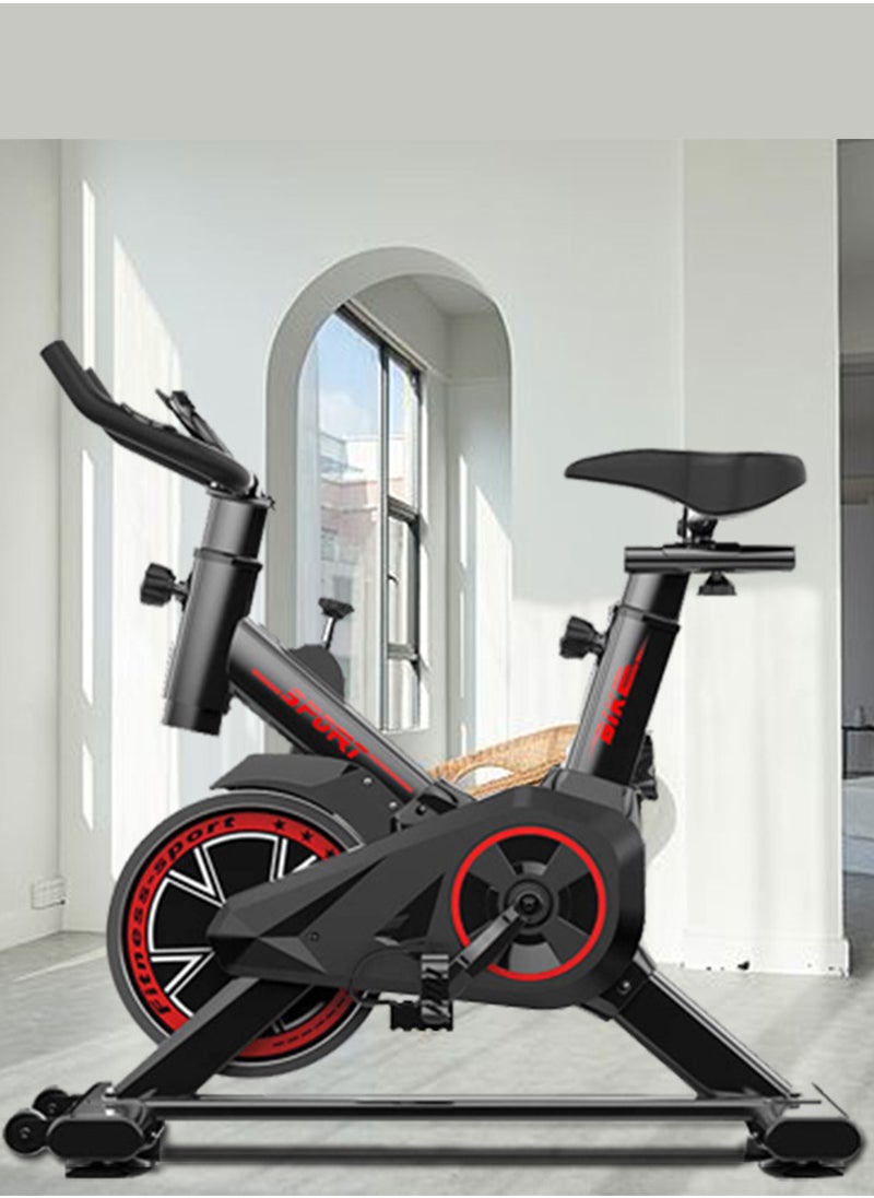ETG Exercise Bike, Home Gym Exercise Bike with LCD Screen, Professional Seat and Mobile Holder 85*45*102CM  - Image 2