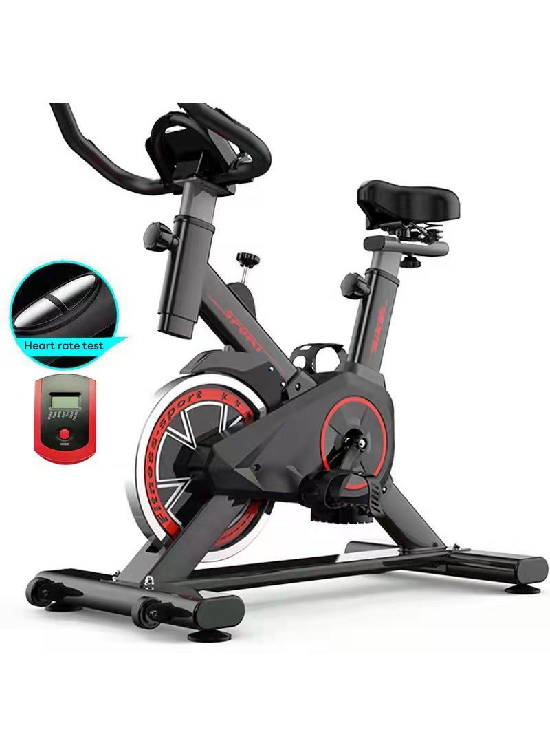 Exercise Bike, Home Gym Exercise Bike with LCD Screen, Professional Seat and Mobile Holder 85*45*102CM