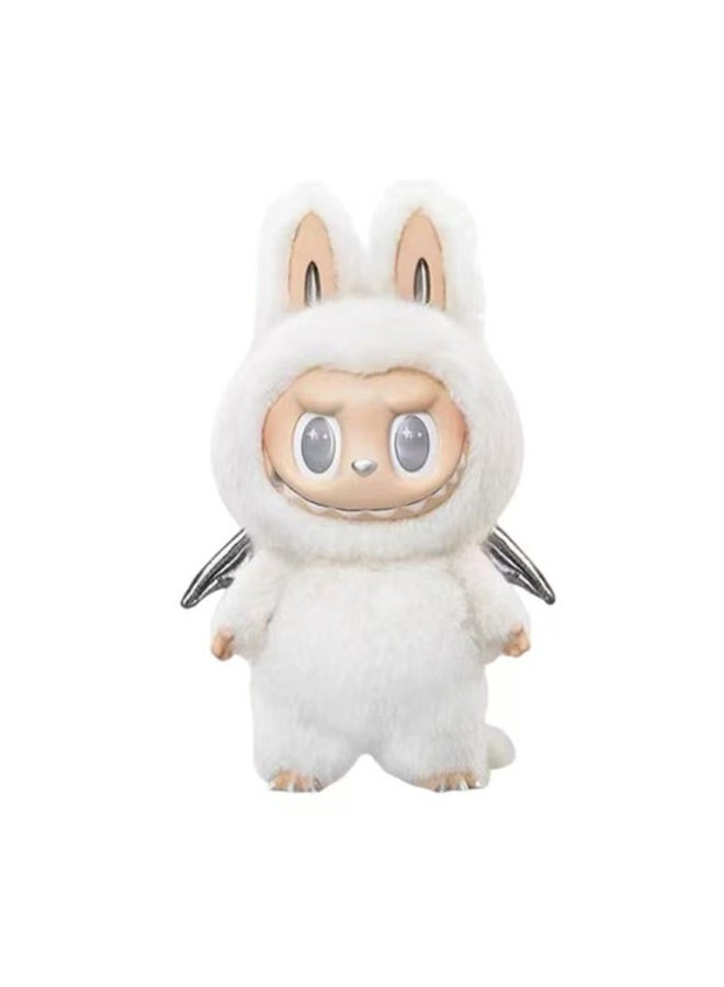 general Labubu Xiaowa Yinqing Matt Angel Tears zimomo Plush Pendant changed to Labubu Angel Wings - Image 1
