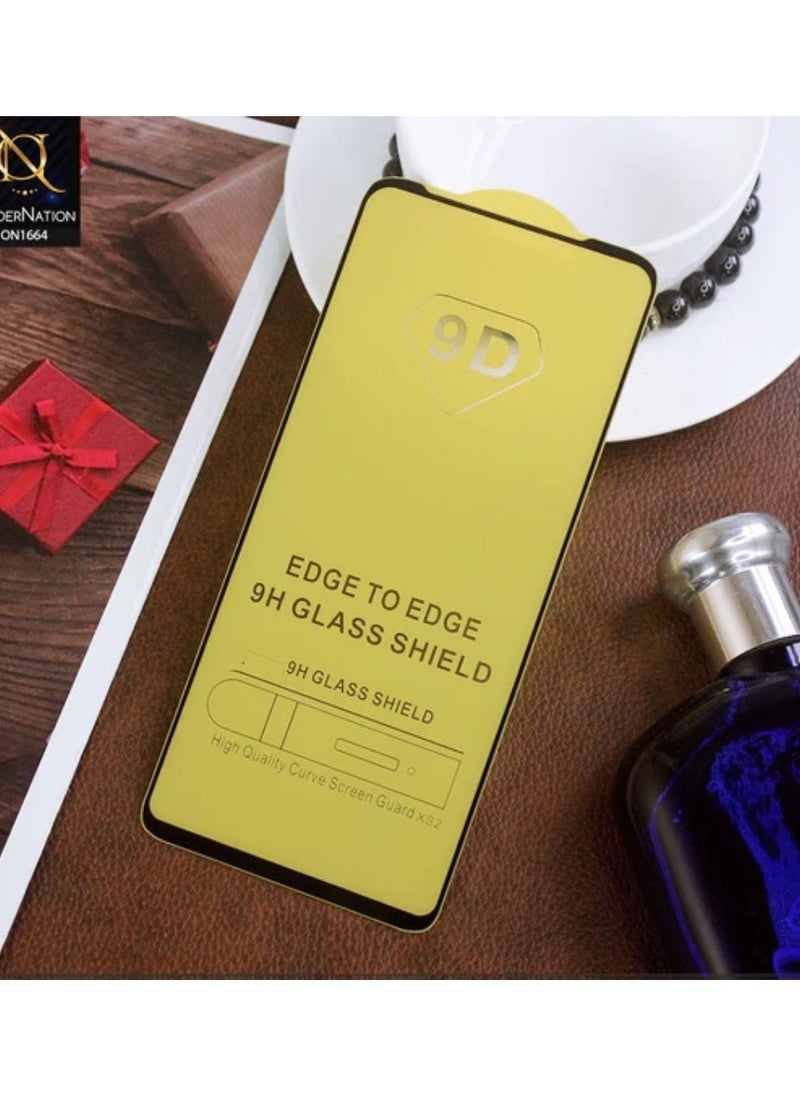 5D - Full Glue Tempered Glass Screen Protector For Infinix Not 10 - Image 1