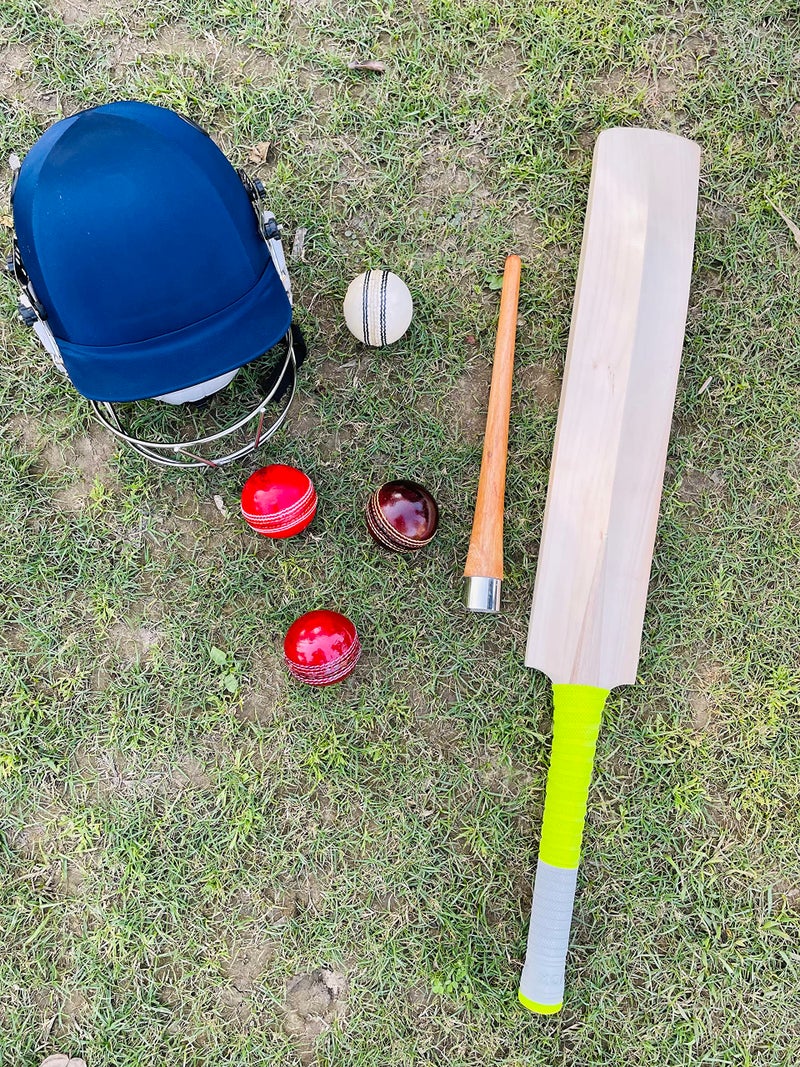 LIVOX Ring Texture Bat Handle Rubber Grips with Cone Better Shock Absorption Cricket Accessories, 1 Bat Grip and 1 Wooden Cone - Image 5