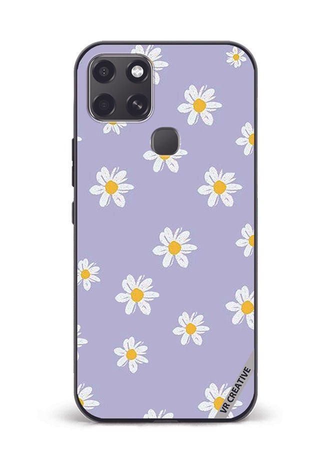 VR CREATIVE Protective Case Cover For Infinix Smart 6 Daisy Flower Design Multicolour - Image 1