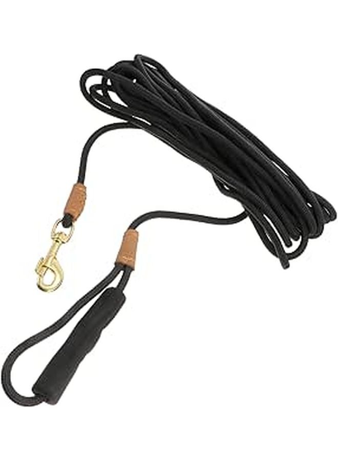 10 Meter Nylon Dog Leash Extendable Training Lead for Small Medium Large Pets Black - Image 1