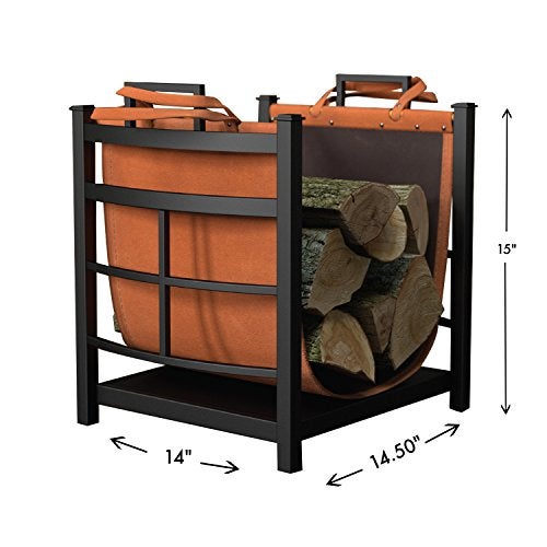 Panacea Products 15245 Mission Log Bin with Log Carrier,green - Image 2