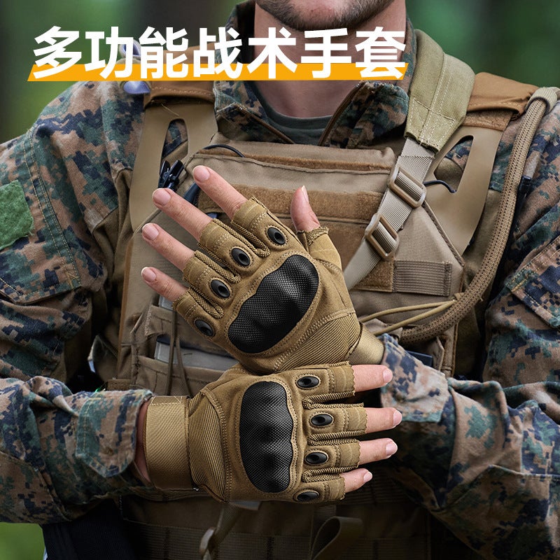 Sports Gloves With Air Cushion Anti Slip Wear Resistant Protection For Fitness Cycling And Outdoor Activities - Image 3