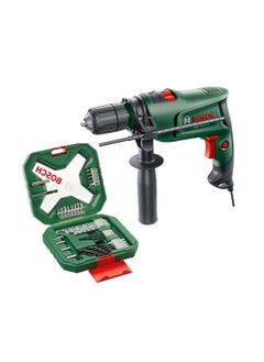 BOSCH Easy Impact 600 Perc. Drill With 34 Pieces. X-Line Set 