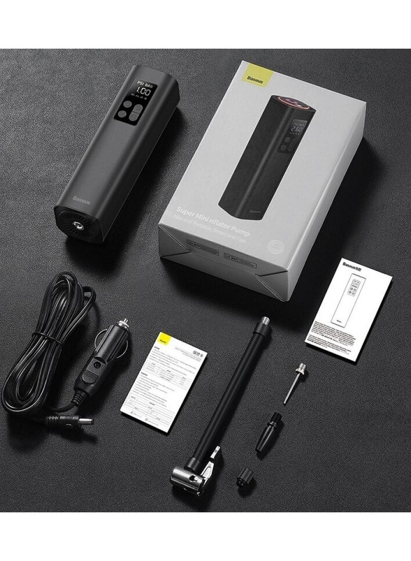 Baseus Baseus Super Mini Inflator Pump Black  - Image 3