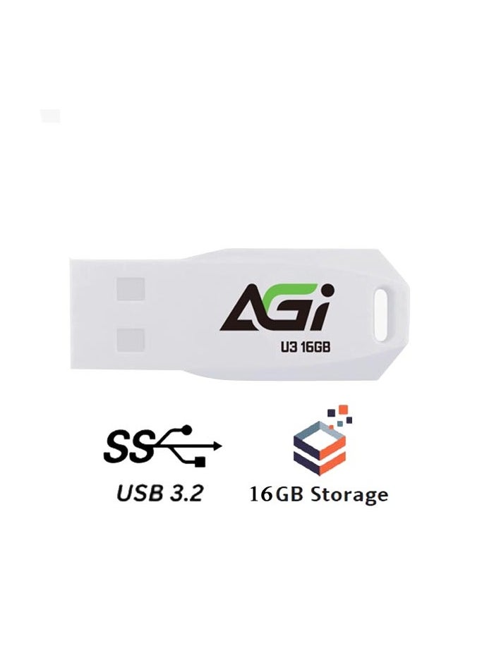AGI AGI 16GB USB 3.2 Flash Drive - AGI016GBWUP138 16 GB  - Image 1
