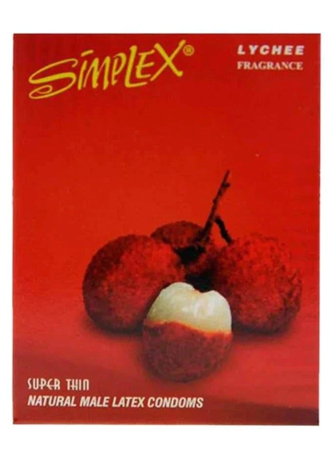 SIMPLEX Lychee Condoms -4 Packs 3PCS. - Image 2