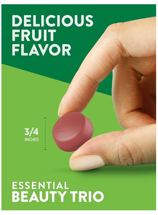 نايتشورز تروث Nature's Truth Hair, Skin, Nails Natural Fruit Flavored Gummies, 80 Count - Image 4