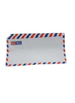 Power line White envelope with colored frame, size 115 x 225 mm  - Image 1