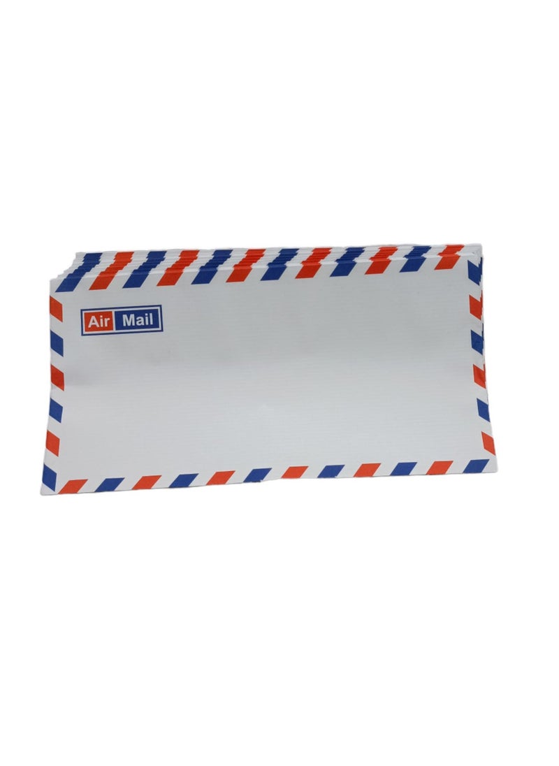 Power line - White envelope with colored frame, size 115 x 225 mm - Image 1