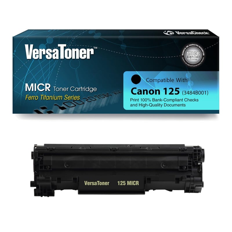 VersaCheck VersaToner - 125 (3484B001) MICR Toner Cartridge for Check Printing - Compatible with VersaCheck M15 MXD, Canon MF3010, MF3010 VP, LBP6000, LBP6030w, LBP6650 Printers - Image 5
