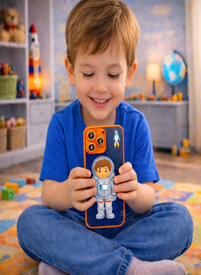 Wishkey Edu Phone for Kids Astronaut Theme 28 Functions Rechargeable Educational Learning Mobile Toy with 22 Features English & Hindi Language Toddler Learning Phone for Boys & Girls Age 2+ - Image 3