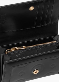 ELLE Women Logo Embossed Wallet with Button Closure and Charm Accent  - Image 5