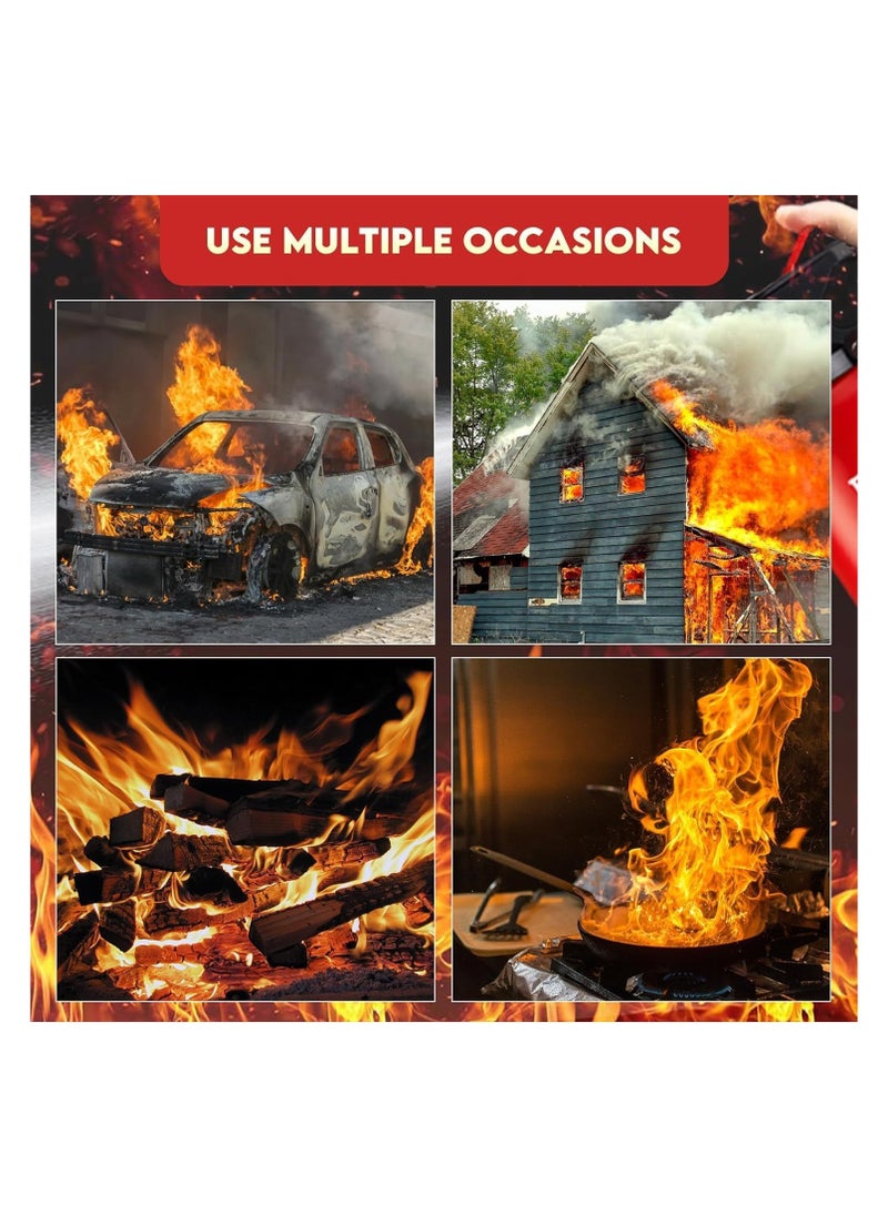 FIRE STOP - Fire Extinguisher Dry Chemical Powder Extremely Safe and Long Service easy to handle and operate (1kg,1Pack) - Image 1