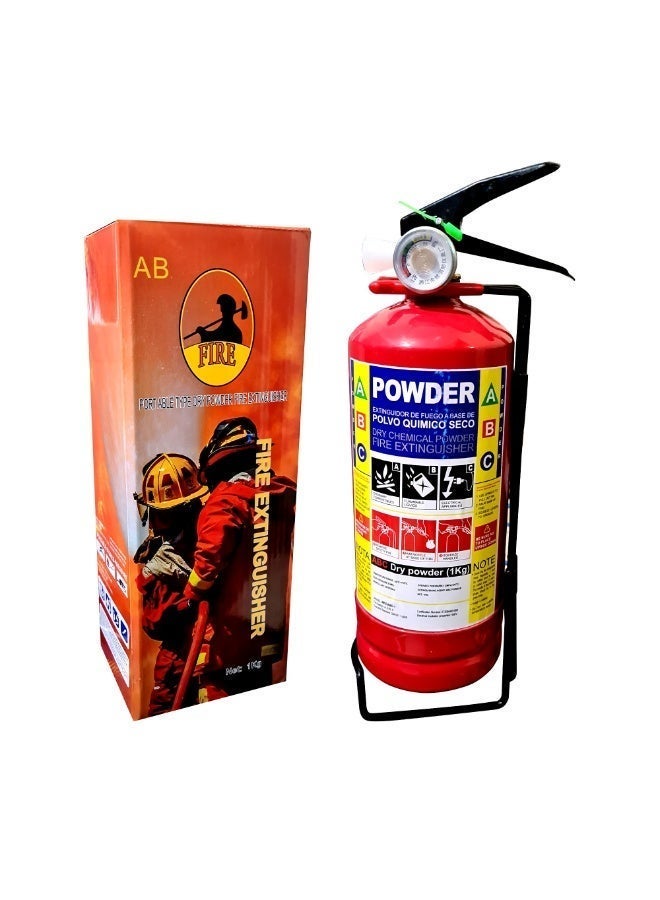 GOODONE2 Fire Extinguisher Dry Chemical Powder Extremely Safe and Long Service easy to handle and operate (1kg,1Pack) - Image 1