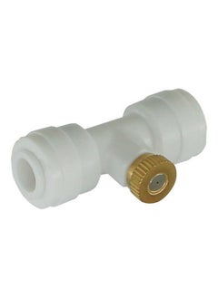 NIBEMINENT 10-Piece Misting Nozzles With Tees Kit White/Gold  - Image 5
