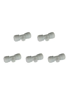 NIBEMINENT 10-Piece Misting Nozzles With Tees Kit White/Gold  - Image 2