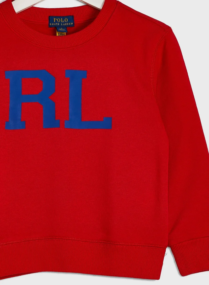 POLO RALPH LAUREN Infant Logo Sweatshirt