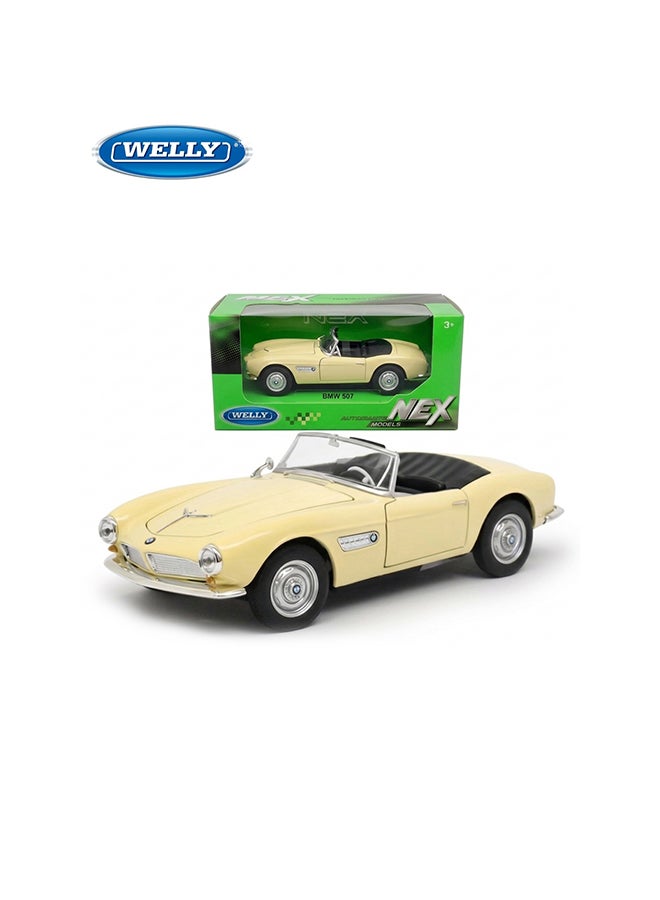 Welly Classic BMW 507 Roadster Diecast Model Car - 1:24 Scale – Die-Cast Toy Car for Kids & Collectors - Image 2