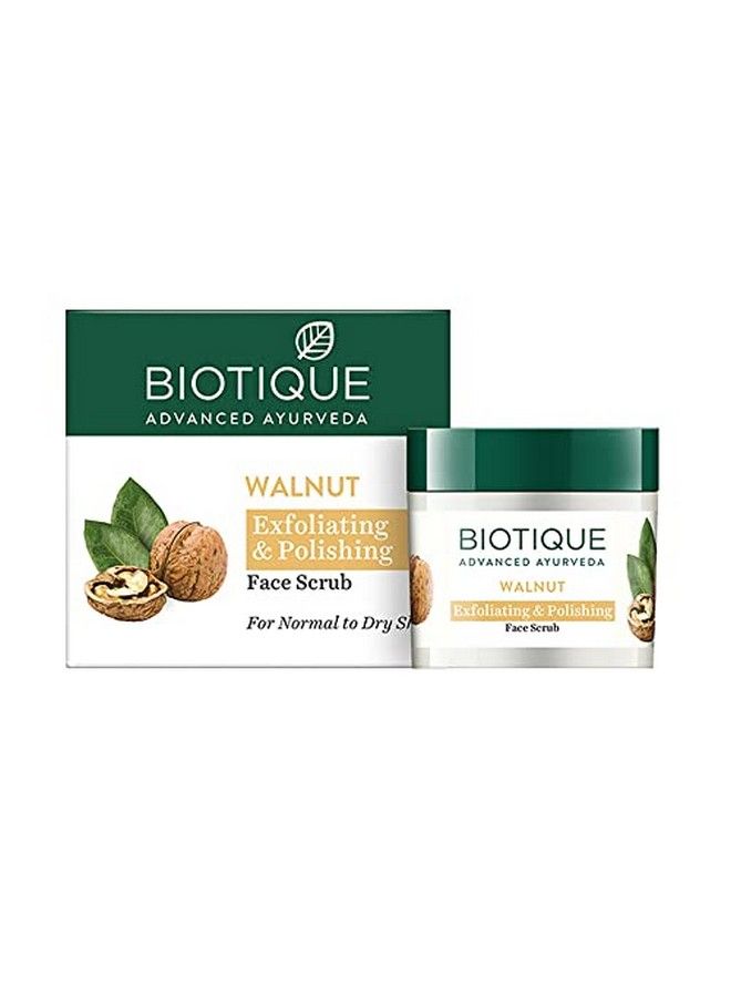 Biotique Walnut Exfoliating & Polishing Face Scrub For Normal To Dry Skin 50G - Image 2