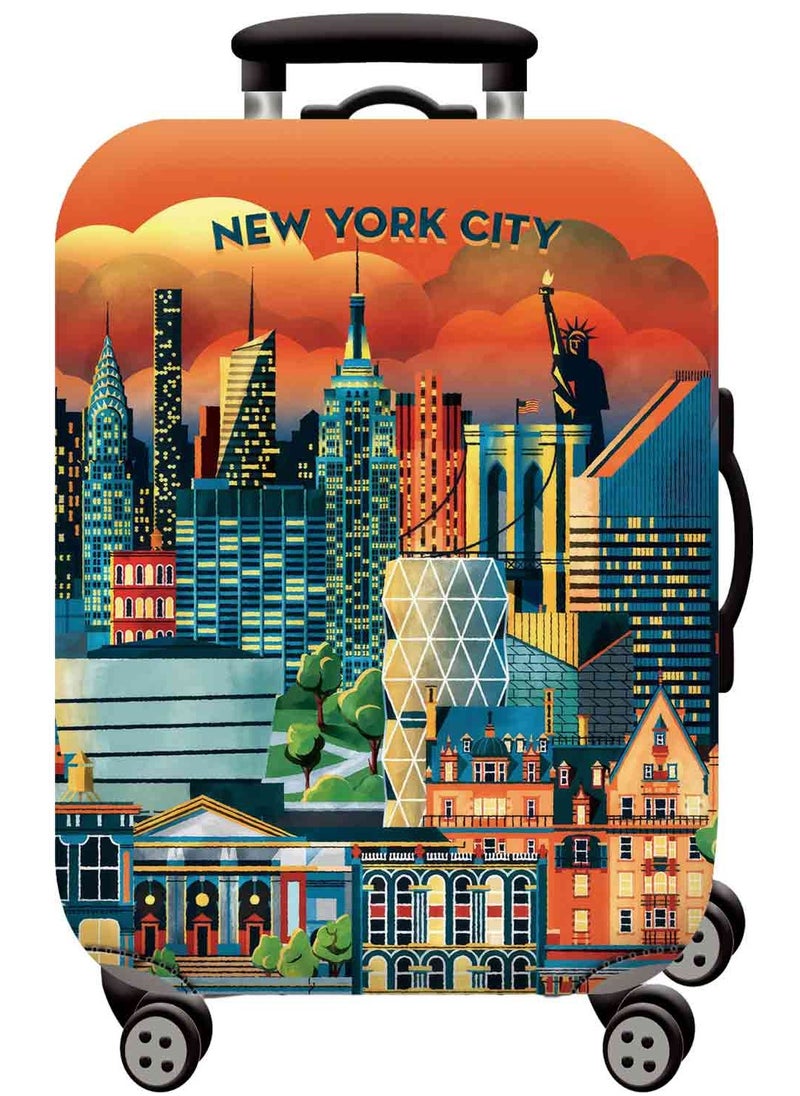 URbazaar Elastic Travel Luggage Cover Travel Suitcase Protective Cover for Trunk Case Apply to 18-30 inch luggage Suitcase Cover  - Image 1