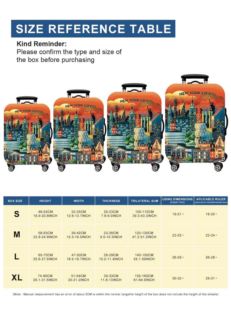 URbazaar Elastic Travel Luggage Cover Travel Suitcase Protective Cover for Trunk Case Apply to 18-30 inch luggage Suitcase Cover  - Image 3