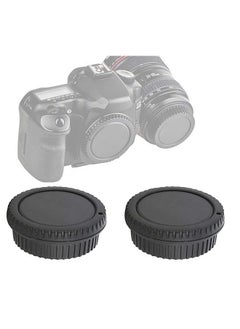 Fotasy ( 2 Packs) Fotasy Rear Lens Cover Camera Body Cap for Canon EOS DSLR Camera Lenses, Canon EF/ Efs Lens Rear Cap Body Cap  - Image 1