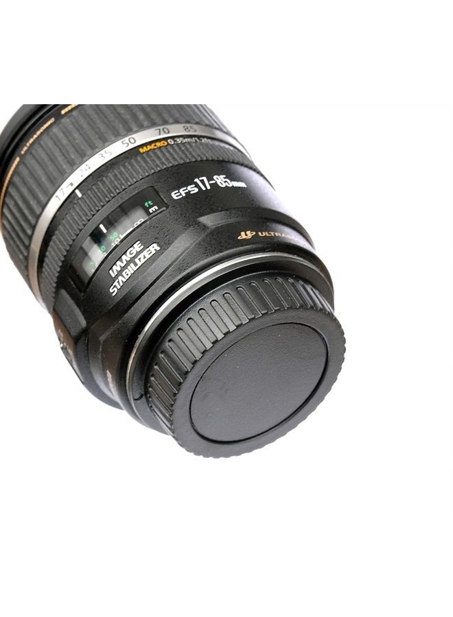 Fotasy (2 عبوات) غطاء عدسة خلفي فوتاسي لغطاء جسم الكاميرا لعدسات كاميرا كانون EOS DSLR، غطاء جسم عدسة كانون EF/EFS - Image 3