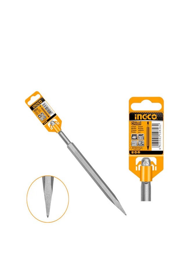 إنجكو مِعول إنجيكو SDS‑Plus مدبّب 14×250 مم – DBC0112501 للأعمال الخرسانية والحفر الثقيل - Image 5