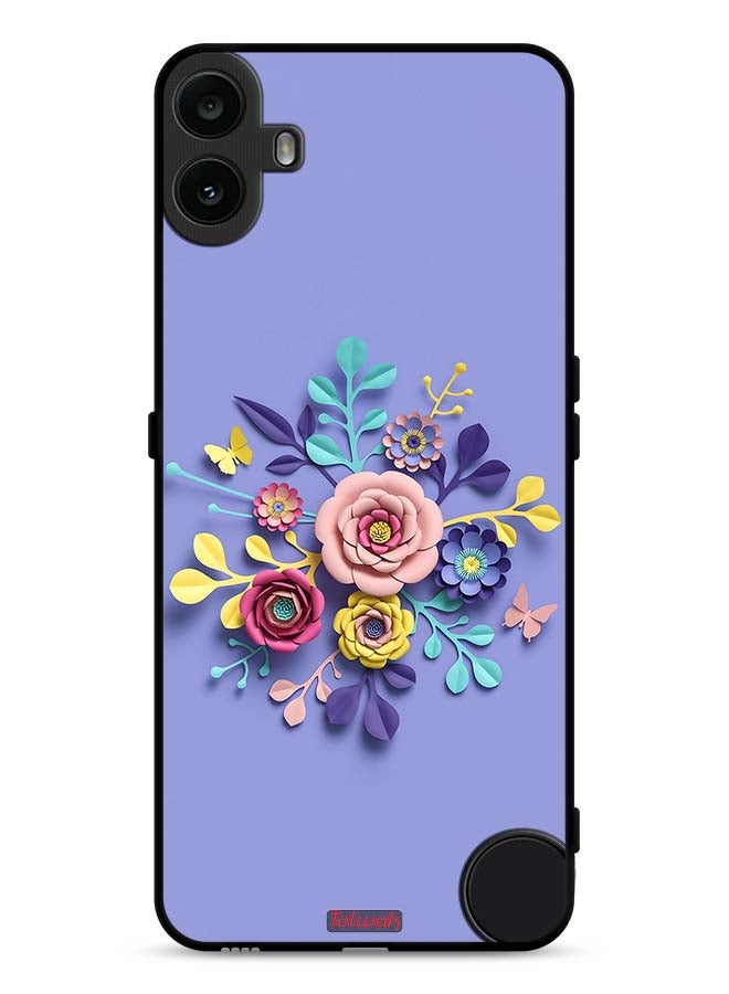 Tolwak Nothing CMF Phone 1 Protective Case Cover Flowers Art - Image 1