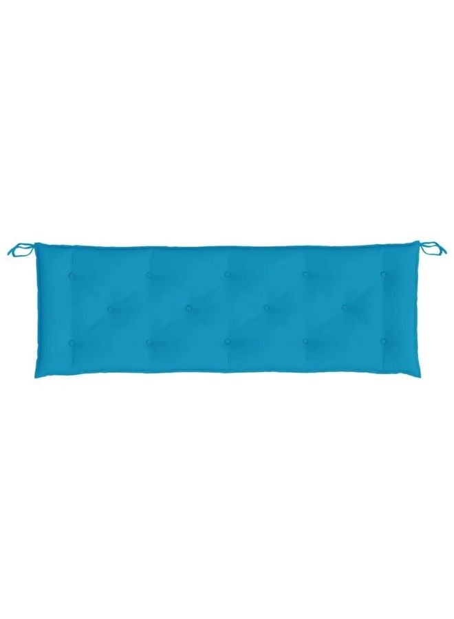 vidaxl vidaXL Garden Bench Cushion Light Blue 150x50x7 cm Oxford Fabric  - Image 2