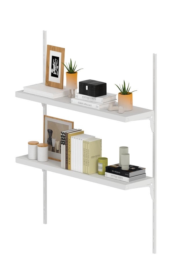 STORKING Garage Shelving Wall Shelf Garage Storage Rack Floating Shelves (1, 2 Tier) - Image 1