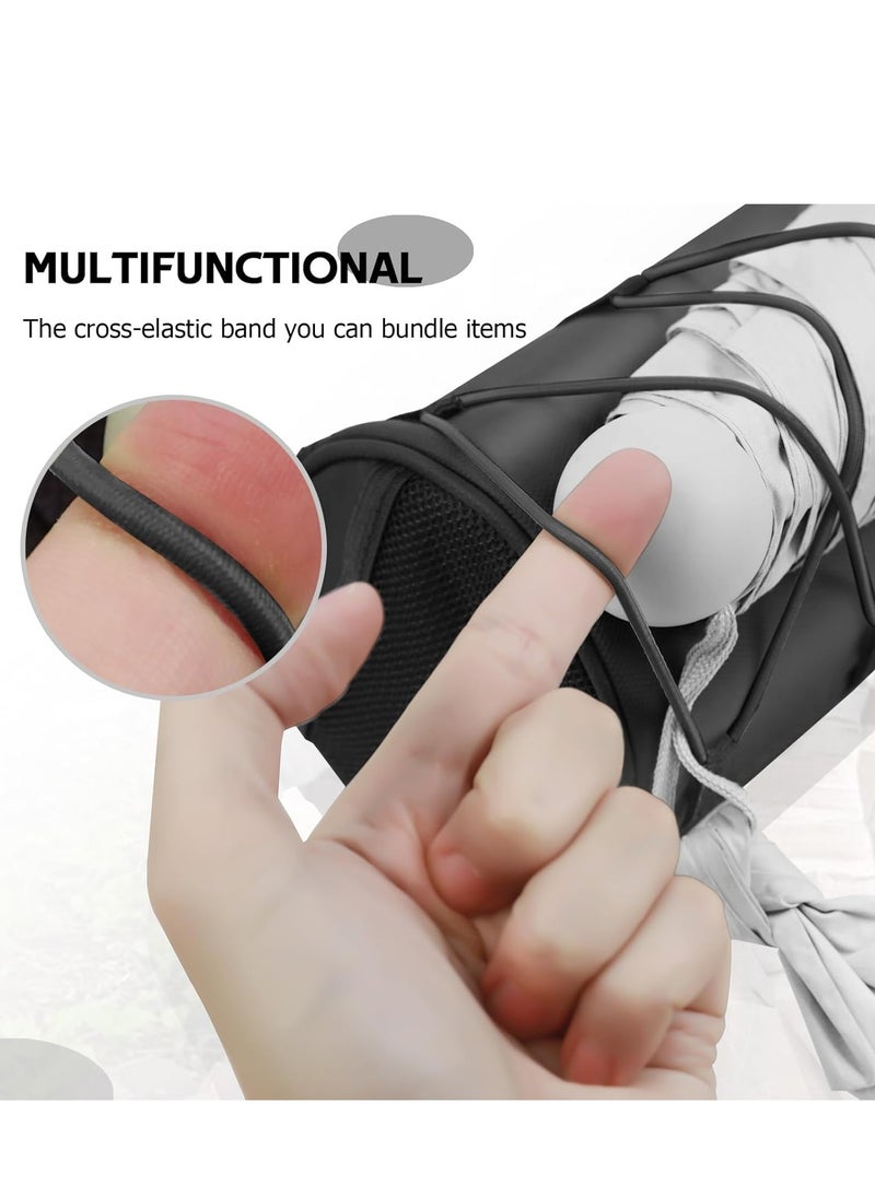 SYOSI Bike Handlebar Bags for Bicycles Frame Scooter Storage With Waterproof Zipper Large Capacity Shoulder Mountain Road Accessories Cycling Travel  - Image 5